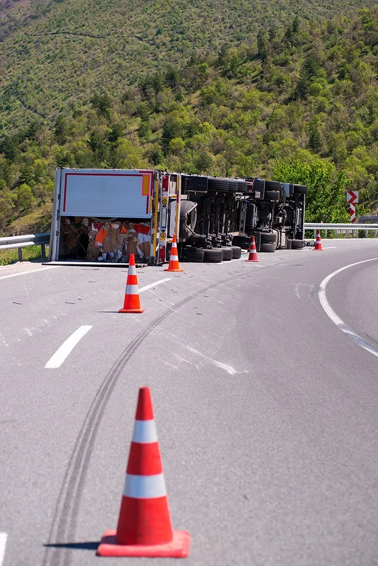 tractor trailer accident