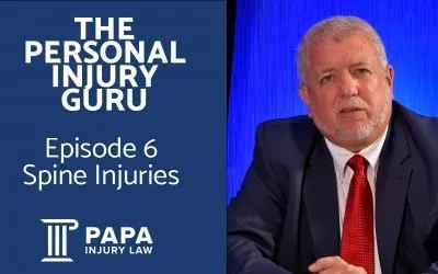 Spine Injuries | The Personal Injury Guru | Papa Injury Law
